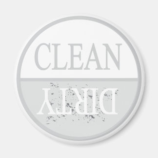 Nettoyer aimant lave-vaisselle gris clair sale