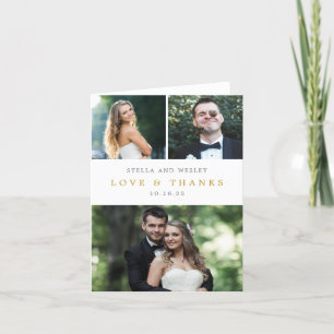 Nettoyer Collage Carte de remerciements DE COULEUR