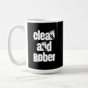Nettoyer et Sober 12 pas Mug
