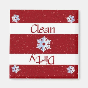 Nettoyer ou salir les flocons de neige Magnet lave