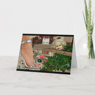 Nettoyez Ce Mess ! ! !  Carte de Noël