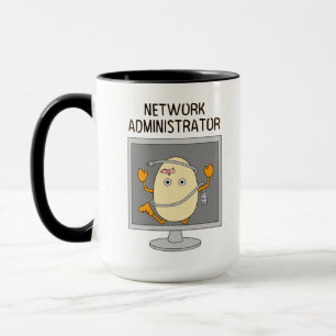 Network Administrator Egghead Tasse