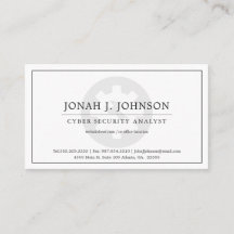 Network Administrator | Minimal Style BW
