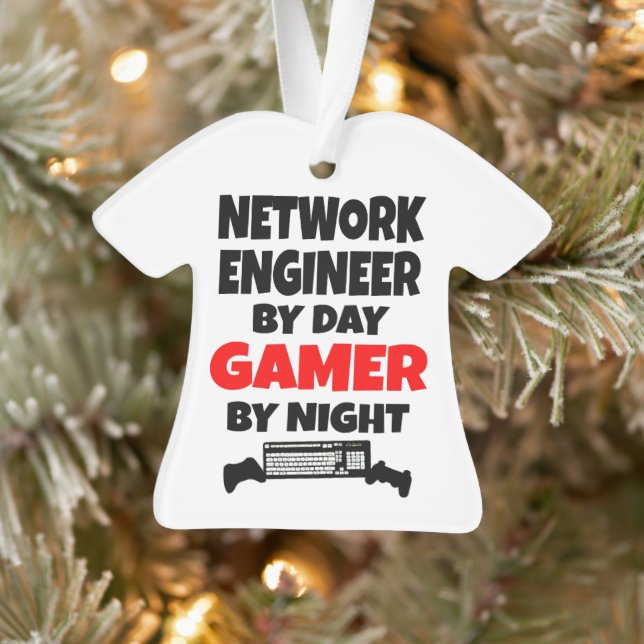 Network Engineer by Day Gamer by Night Ornament (Baum)