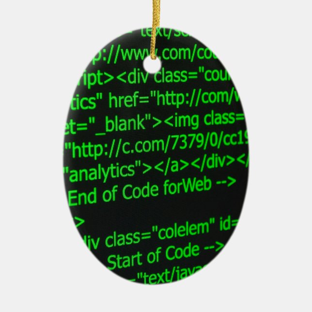 Netz-Code Keramikornament (Vorne)
