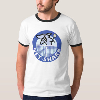 Netz-Haifisch-blau T-Shirt