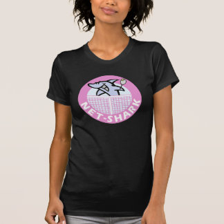 Netz-Haifisch-rosa T-Shirt