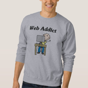 Netz-Süchtiger Sweatshirt