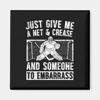 Netz und Crease Eishockey Torwart Eishockey Torhüt Magnet