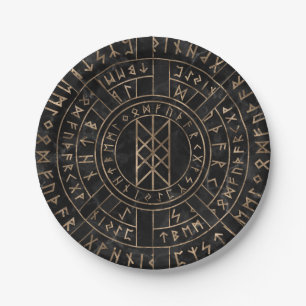 Netz von Wyrd die Matrix des Schicksalsmarmors und Pappteller