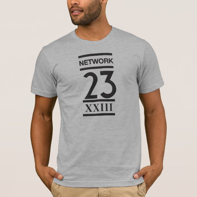 Netz XXIII (Schwarzes) T-Shirt (Vorderseite)