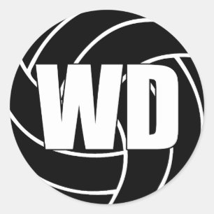 Netzball Wing Defense, WD, Netball Team Stickers