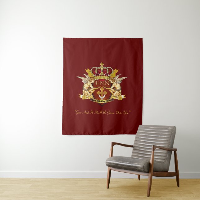 Netzbandnetz des Bundesministeriums Wandteppich (Beispiel)