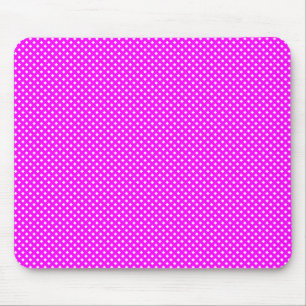Netzmuster Magenta mit Weiß Mousepad