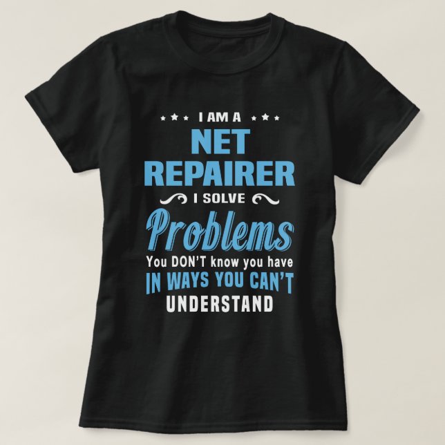 Netzreparatur T-Shirt (Design vorne)