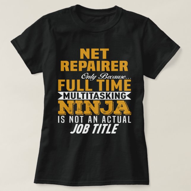 Netzreparatur T-Shirt (Design vorne)