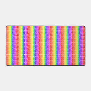 Netzstil-Design Regenbogenfarben Gay GLBTQ Schreibtischunterlage