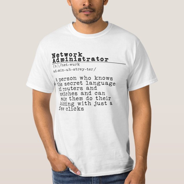 Netzwerkadministrator - "Router Wrangler" T-Shirt (Vorderseite)