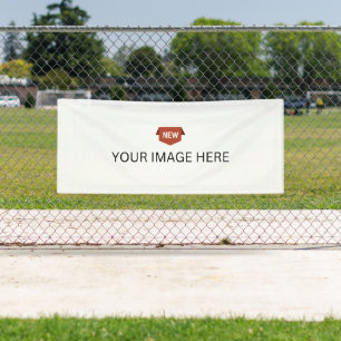 NEU! Banner - 2.5' x 6' - Außenbereich - Benutzerd