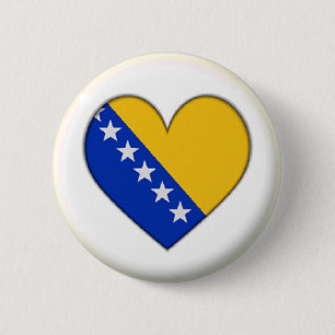 NEU! - BOSNIEN HERZ BUTTON RÜCKKEHR ABZEICHEN