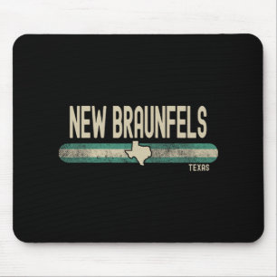 Neu Braunfels Tx Texas Reise & 80er Stil Mousepad
