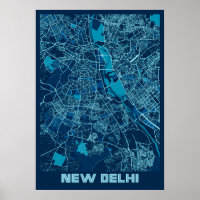 Neu Delhi - Indiens Friedens-Stadtplan