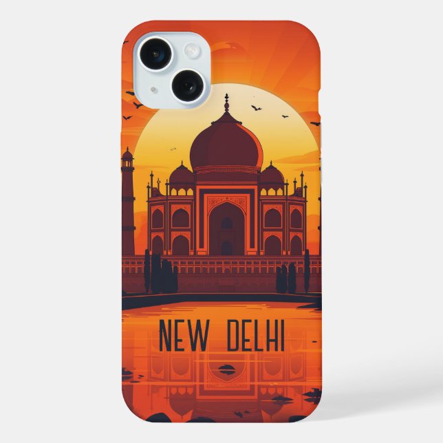 Neu-Delhi iPhone 15 Plus Hülle (Rückseite)