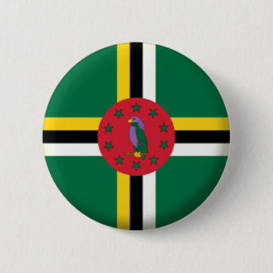 NEU! - DOMINICA-BUTTON-ABZEICHEN BUTTON