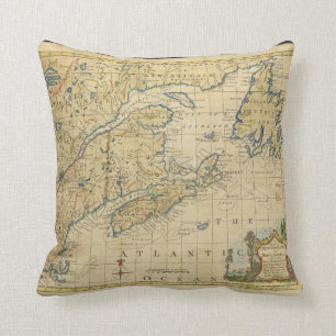 Neu-England 1758 u. Neuschottland-Karte Thomas Kissen