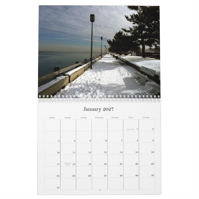 Neu-England 2012 landschaftlicher Wandkalender (Jan 2027)