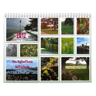 Neu-England 2012 landschaftlicher Wandkalender