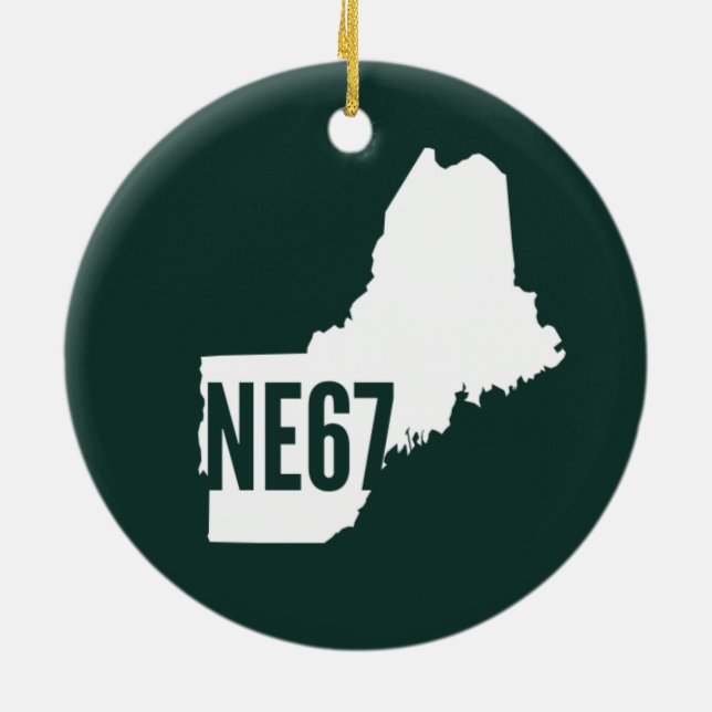 Neu-England 67 Verzierung Keramik Ornament (Hinten)