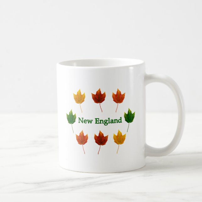 Neu-England Herbstlaub Kaffeetasse (Rechts)