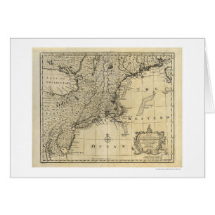 Neu-England New-Jersey New York Karte 1747