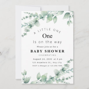 Neu Eucalyptus Baby Dusche Einladung! Einladung