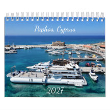 Neu für 2027! Paphos, Zypern Kalender