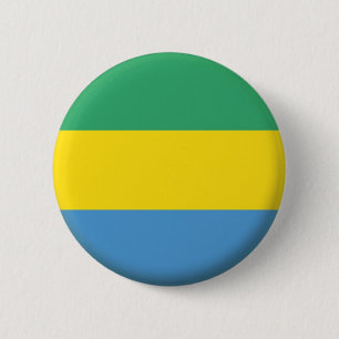 NEU! - GABON BUTTON BACK ABZEICHEN