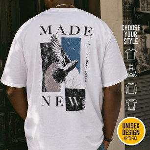 Neu gemacht 2. Korinther 5:17 Christliche Streetwe T-Shirt