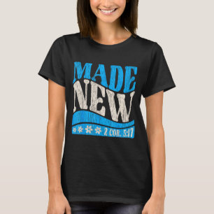 Neu gemacht Taufe Christ 2 Kor 5_17 Getaufter Jung T-Shirt