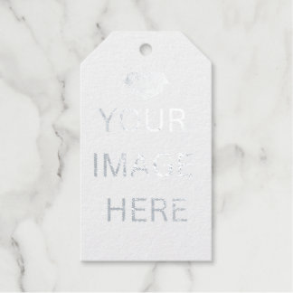 NEU! Geschenkartikel - Silber Gepäckstück Form - 1 Geschenkanhänger