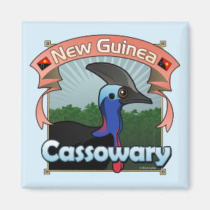 Neu-Guinea Cassowary Magnet