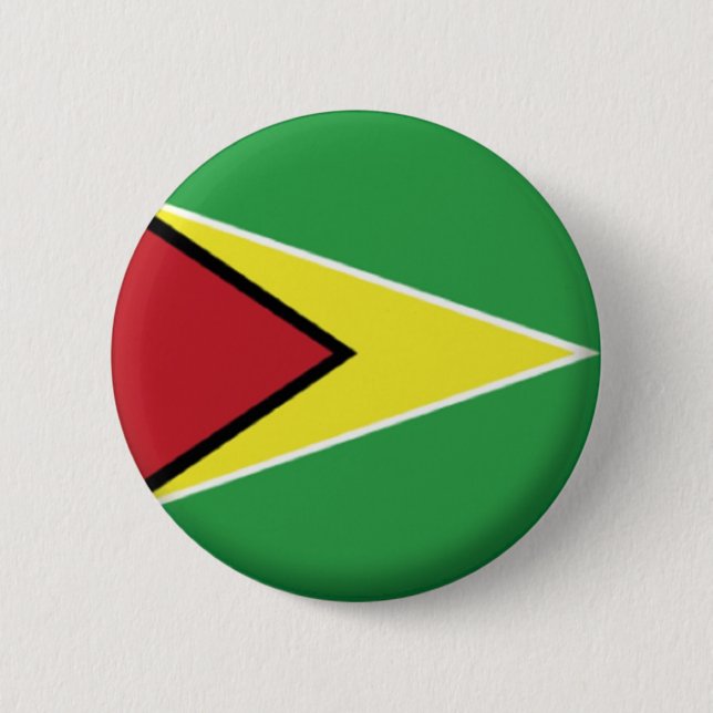 NEU! - GUYANA BUTTON BACK ABZEICHEN (Vorderseite)