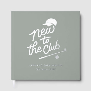 Neu im Club Golf-Baby-Party Gästebuch