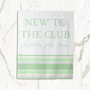 Neu im Club Preppy Baby Shower Wandteppich