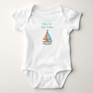 Neu im Crew Segelboot Baby Bodysuit Strampler
