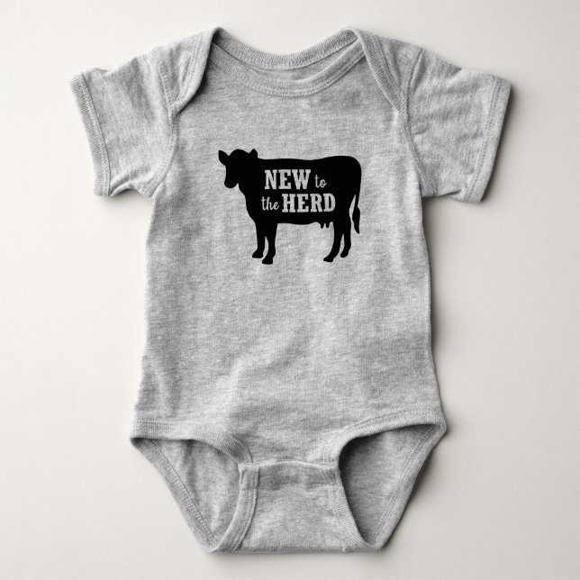 Neu im Herd Baby Bodysuit Baby Strampler (Vorderseite)