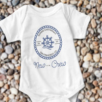 Neu in der Crew Nautical Blue Ship Wheel Custom