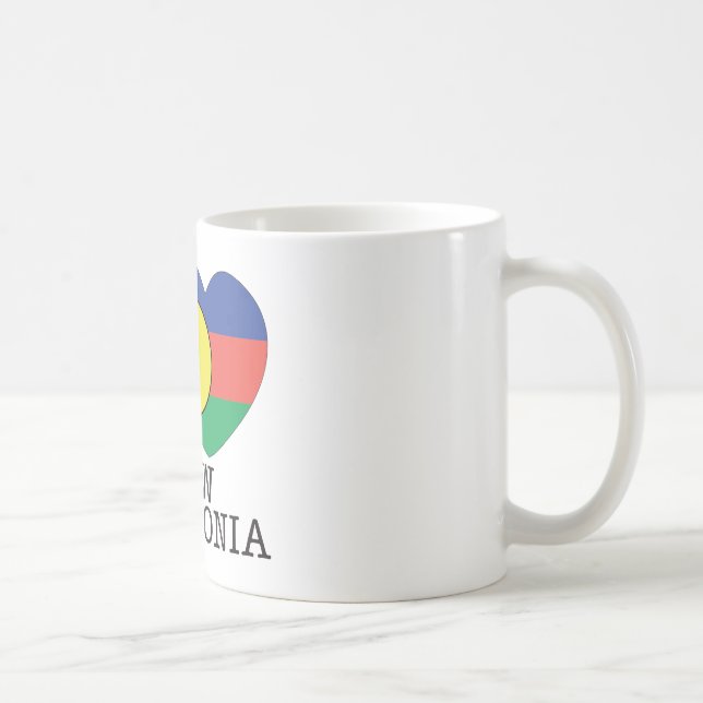 Neu-Kaledonien Liebe v2 Kaffeetasse (Rechts)