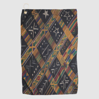 (NEU) Kente-Streifen-Web-Mudcloth Golfhandtuch