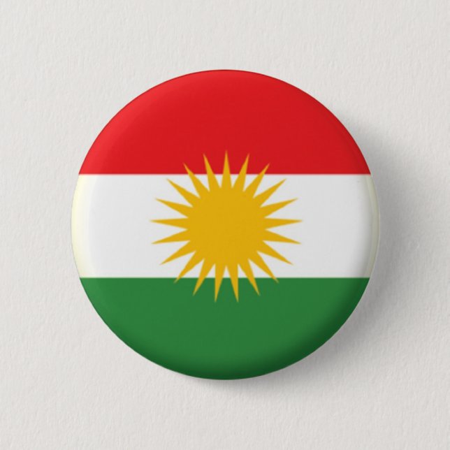 NEU! - KURDISTAN BUTTON RACK ABZEICHEN (Vorderseite)
